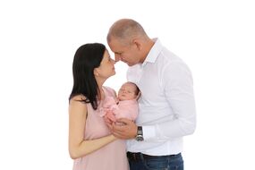 Фотосессия новорожденного - съёмка в студии. По пакту - NEWBORN SWEET (Сладкий)